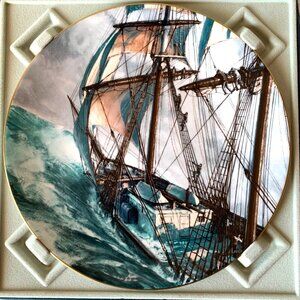 Royal Doulton Limited Edition Collector’s Plate "Rounding.." Art by John Stobart